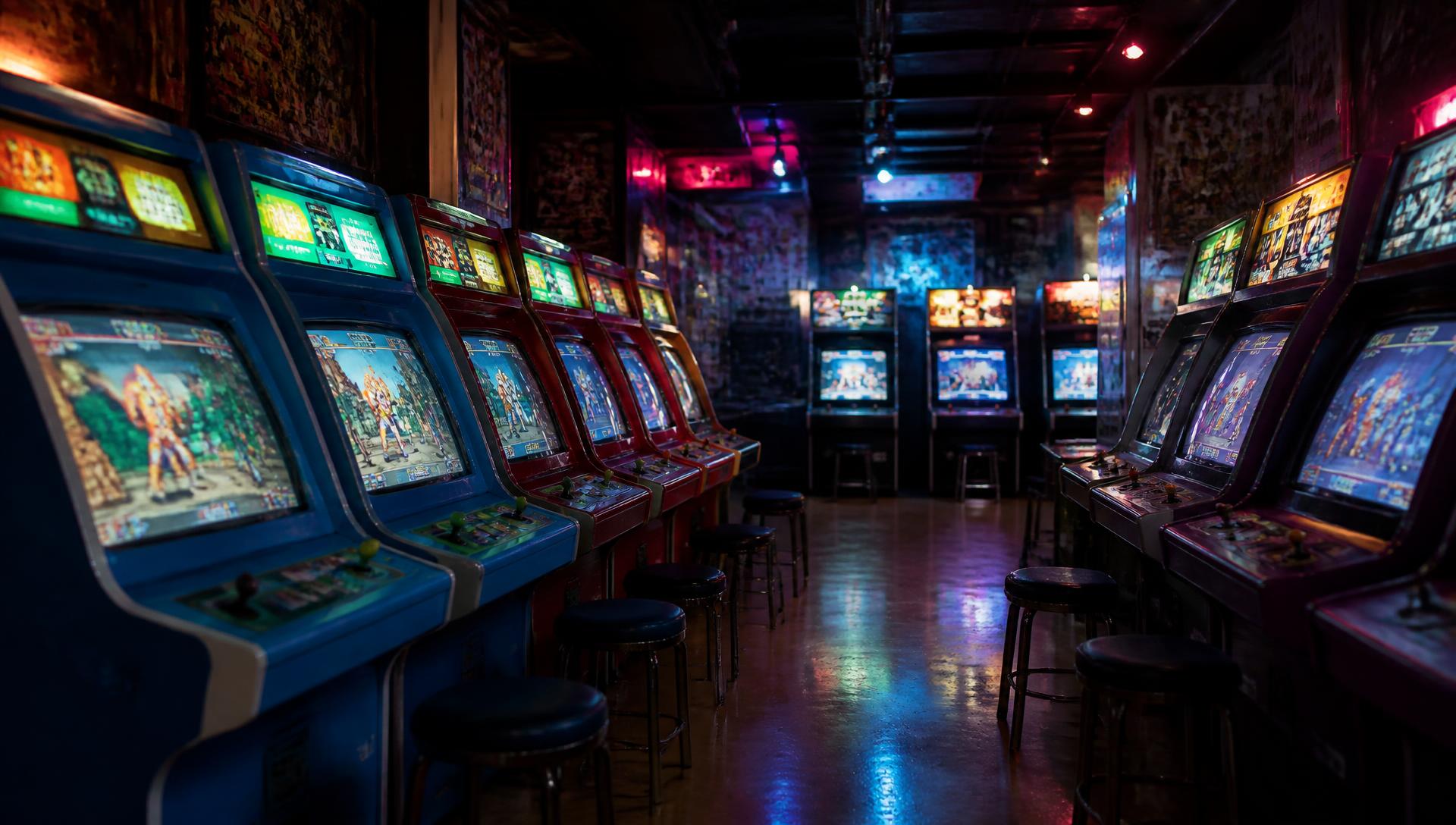 Japan Arcade — neon room